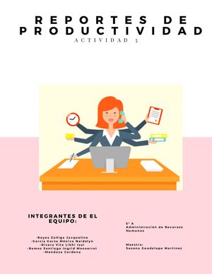 Reportes De Productividad