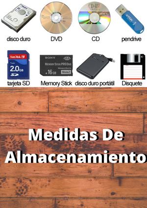 Medidas De Almacenamiento