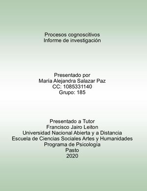 cartilla ´procesos cognitivos