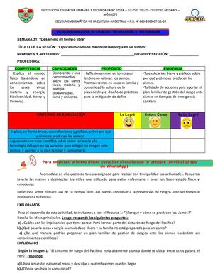 Sesion 5° Sec 7 Dic 18 Dic