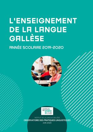 L'enseignement de la langue gallèse 2019 2020