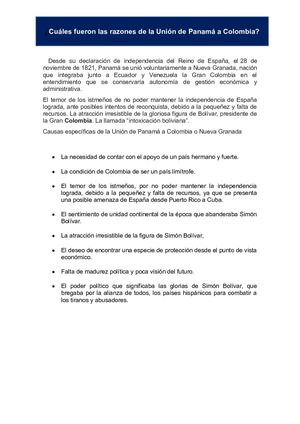 Union A La Gran Colombia