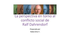 Dahrendorf Ralf Conflicts