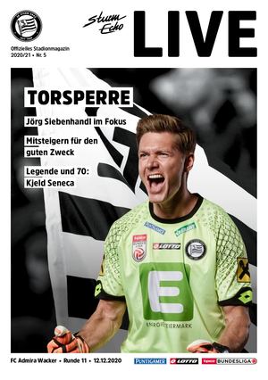 SturmEcho LIVE 2020/21, Nr. 5: Sturm – FC Admira Wacker