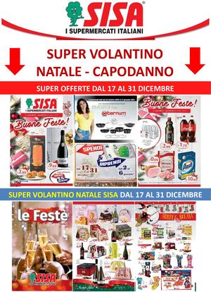 Volantino SISA Marsala Dal 17 Al 31 Dicembre 2020