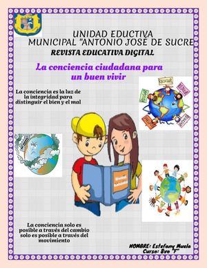 Revista Escolar Digital Muela Estefany 8vo "F"