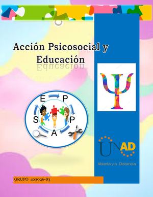 Acción Psicosocial Y Educación Grupo 403026 83