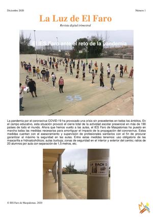 Revista Digital del IES Faro de Maspalomas Diciembre 2020 Número 1