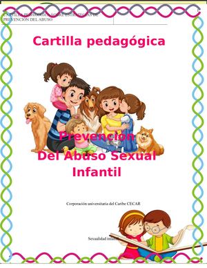 Calaméo - Cartilla Pedagógica Del Abuso Sexual Infantil