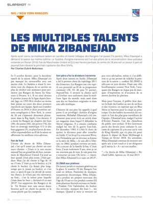 Slapshot 99 Zibanejad