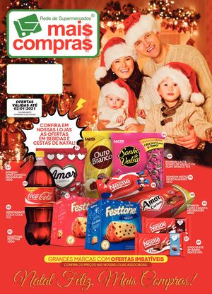 Natal Feliz - Encarte Rede De Supermercados Mais Compras