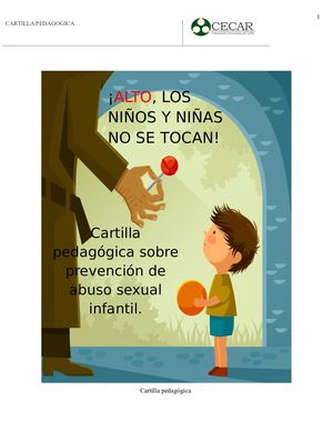 Cartilla Pedagogica Sexualidad Infantil