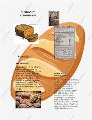 El pan integral de los colombianos