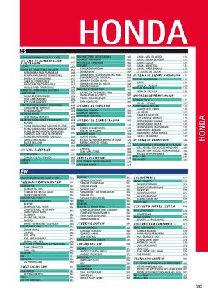 Ricambi Motori Fuoribordo Honda