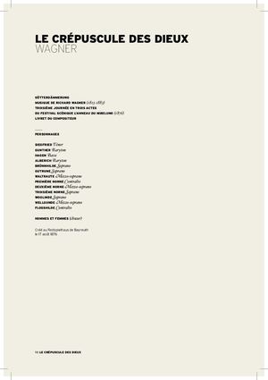 Crépuscule Des Dieux