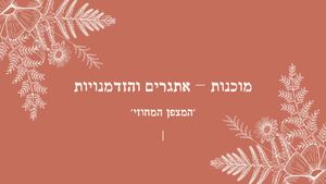 מוכנות אתגרים והזדמנויות