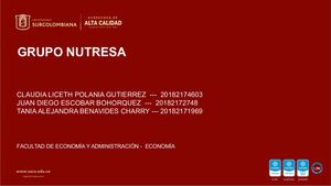 Grupo Nutresa Linea De Tiempo