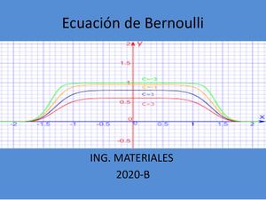 Ecuación De Bernoulli