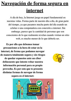 Navegación De Forma Segura En Internet Por Bruno Chen