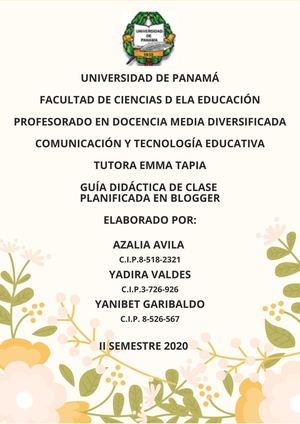 Guía Didáctica Comunicación Y Tecnología Educativa