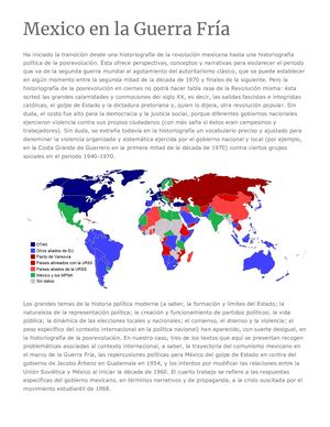 Mexico en guerra fria