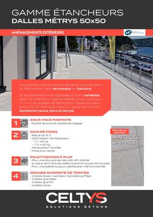 CELTYS - Fiche Produit - Gamme Étancheurs