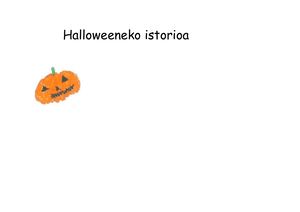 Halloweeneko istorioa