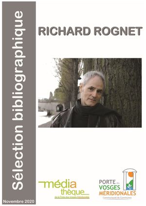 Bibliographie Richard Rognet - Novembre 2020