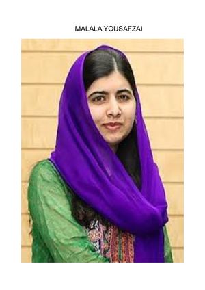 Malala Yousafzai