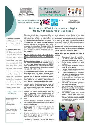 Noticiario n.21. Diciembre 2020