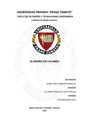 Glosario De Comunicación Visual