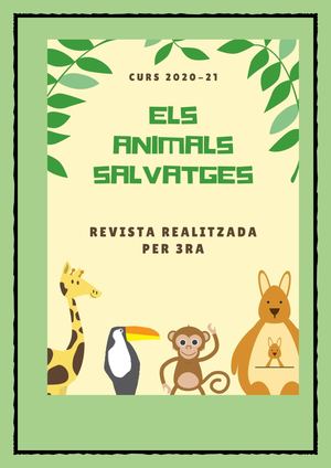 Revista Dels Animals Salvatges