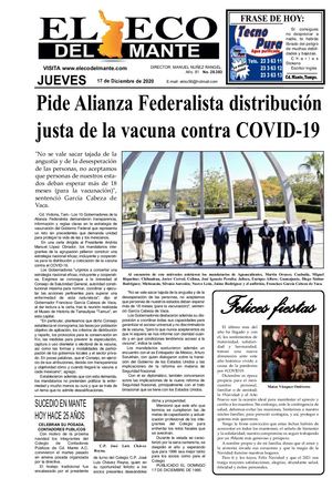 Jueves 17 De Diciembre De 2020