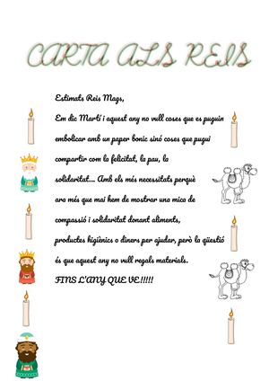 Mart+¡ Arias Parera - LA CARTA ALS REIS