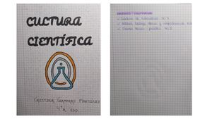 Cuaderno Cultura científica