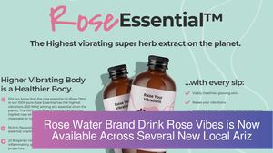 Rose Water Brand Drink Rose Vibes is Now Available Across Several New Local Arizona