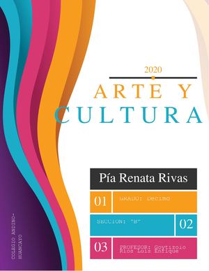 Album Arte Y Cultura Rivas Pía 2020