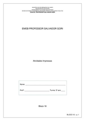 3ºE Adaptada Deyvid, Kaio, Ketelen, Luiz Henrique E Wendreos Bloco 16 Ok