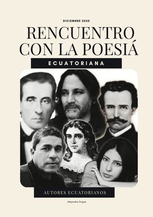 RENCUENTRO CON LA POESIÁ ECUATORIANA