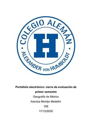 Portafolio Electrónico Cierre De Evaluación Del Primer Semestre (1)