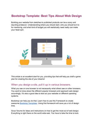 Bootstrap Template Best Tips About Web Design