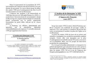 AMFAR A15 430 L'impasse des Sergents (vers 1977)