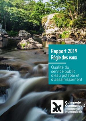 Rapport Régie Des Eaux 2019
