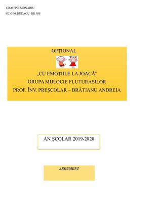 Optional Bratianu Andreia