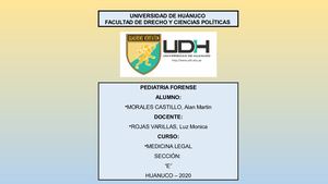 Pediatria Forence