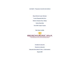 Programa De Atención Intercultural