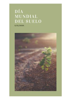 Recopilatorio Dia Mundial Suelo