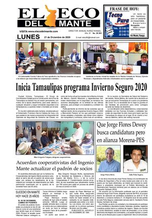 Lunes 21 De Diciembre De 2020