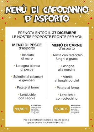 Menù Capodanno Ascoli Piceno
