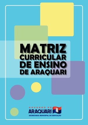Matriz Curricular Do Munícipio de Araquari